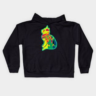 Tropical cat Kids Hoodie